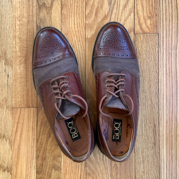 Men\'s Dress Shoes - Brown - US 9.5 / Euro 43 main image 4